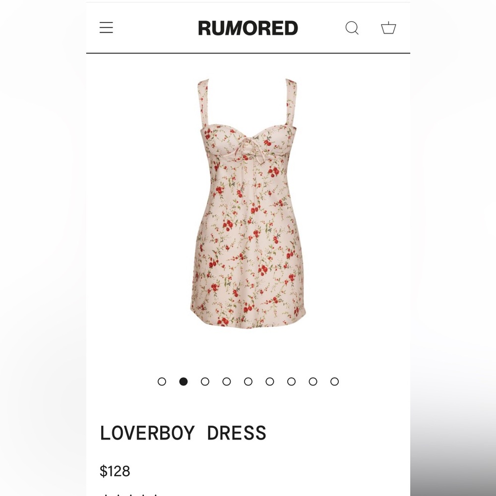 Rumored Dress. Size S. Only worn once